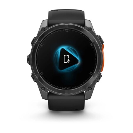 Garmin fenix 8 - 51 mm, AMOLED - Slate Gri, Siyah Silikon Kayışlı - 5