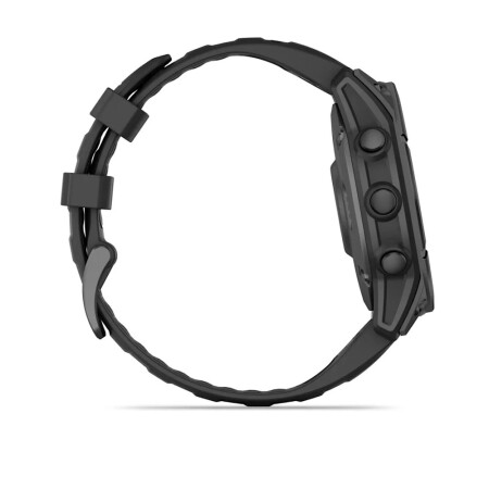 Garmin fenix E - 47 mm, AMOLED Slate Gri, Siyah Silikon Kayışlı - 5