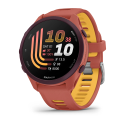 Garmin Forerunner 170 Music - Kırmızı Pembe, Kırmızı Pembe/Mango Kayışlı - 1