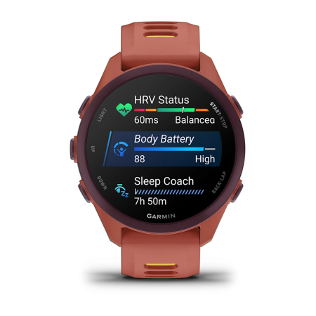 Garmin Forerunner 170 Music - Kırmızı Pembe, Kırmızı Pembe/Mango Kayışlı - 3