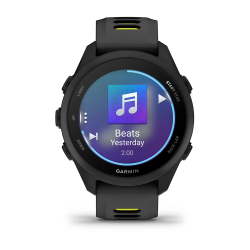 Garmin Forerunner 170 Music - Siyah, Siyah/Amp Sarı Kayışlı - 2
