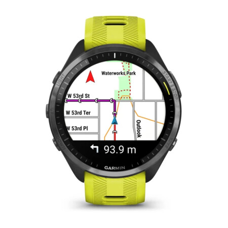 Garmin Forerunner 965 - Karbon Gri DLC Titanyum Sarı | Siyah - 4