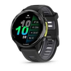 Garmin Forerunner 970 - Karbon Gri DLC Titanyum Siyah | Gri - Garmin