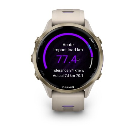 Garmin Forerunner 970 - Soft Gold Titanyum | Gri - 4