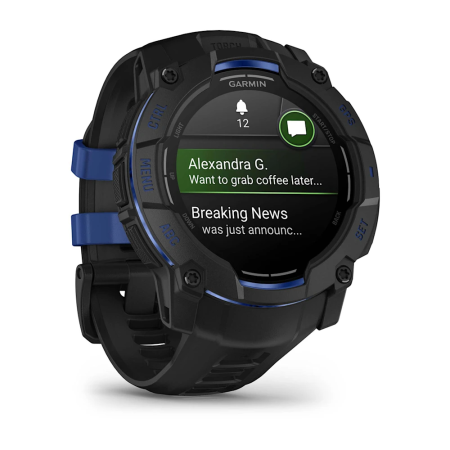 Garmin Instinct 3 - 50 mm AMOLED - Siyah Mavi - 1