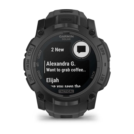 Garmin Instinct 3 – 50 mm, Solar, Tactical Edition - Siyah - 4