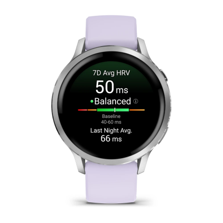 Garmin Venu 4 - 41 mm - Lavanta Mavisi Silikon Kayışlı - 2