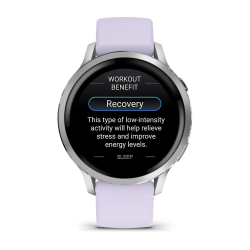 Garmin Venu 4 - 41 mm - Lavanta Mavisi Silikon Kayışlı - 5