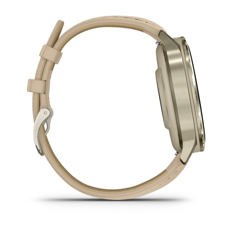 Garmin Venu 4 - 41 mm - Lunar Gold Deri Kayışlı - 5
