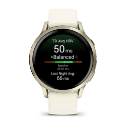 Garmin Venu 4 - 41 mm - Lunar Gold Silikon Kayışlı - 2