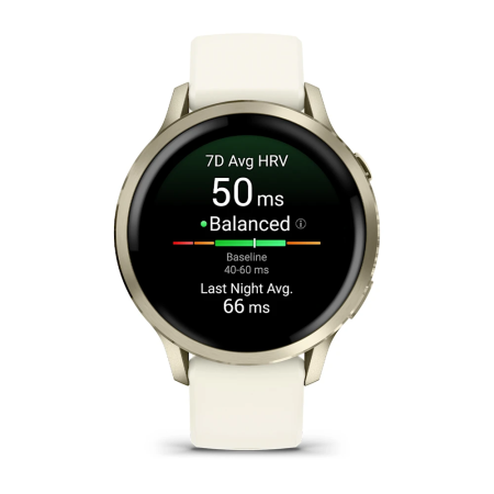 Garmin Venu 4 - 41 mm - Lunar Gold Silikon Kayışlı - 2