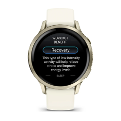 Garmin Venu 4 - 41 mm - Lunar Gold Silikon Kayışlı - 3