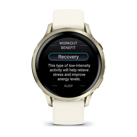 Garmin Venu 4 - 41 mm - Lunar Gold Silikon Kayışlı - 3