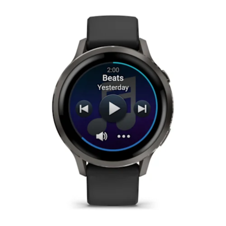 Garmin Venu 4 - 41 mm Siyah Silikon Kayışlı - 4