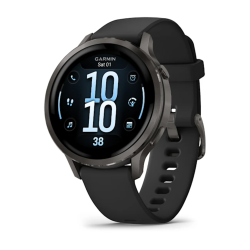 Garmin Venu 4 - 41 mm Siyah Silikon Kayışlı