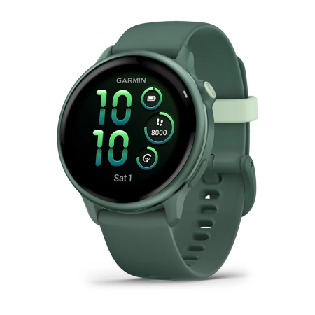 Garmin vivoactive 6 - Metalik Jasper Yeşili - 1
