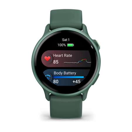 Garmin vivoactive 6 - Metalik Jasper Yeşili - 2