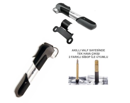 Giyo GP-04C Mini Akıllı Valf Presta ve Oto Sibop Uyumlu Pompa - 4