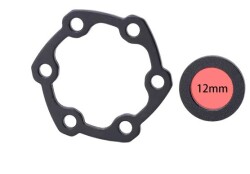 HASSNS Göbek Disk Adaptörü Arka 12x142mm 148mm Dönüştürmesine sağlar Boost - 4