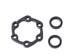 HASSNS Göbek Disk Adaptörü Arka 12x142mm 148mm Dönüştürmesine sağlar Boost