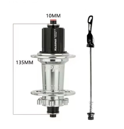 HASSNS Pro7 Arka Göbek 36 Delik Gümüş - 2