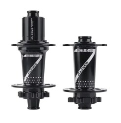 HASSNS Pro7 Boost 110X15 Ön - 148X12 Arka Göbek Seti 32 Delik Siyah - HASSNS