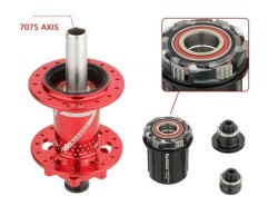 HASSNS Pro7 Boost 148X12 Arka Göbek 32 Delik Siyah  - 2