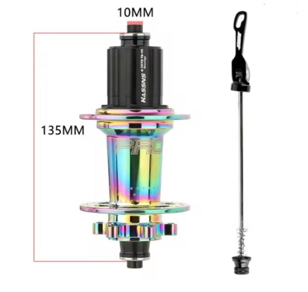 HASSNS Pro7 Ön Arka Göbek Seti 28 Delik Rainbow - 3