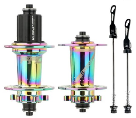 HASSNS Pro7 Ön Arka Göbek Seti 36 Delik Rainbow - 1