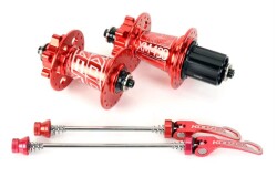 Koozer XM490 Ön Arka Göbek Seti 32 Delik Kırmızı - 1