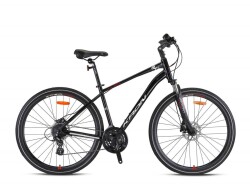 Kron TX 150 Hidrolik Disk 28 Jant 24 Vites 20 inç Bisiklet Siyah-Kırmızı - KRON