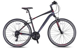 Kron TX 150 V-Fren 28 Jant 24 Vites 16 inç Bisiklet Siyah Kırmızı - KRON