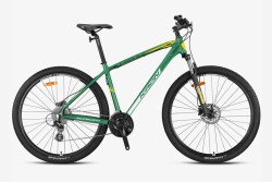 Kron XC 150 Hidrolik Disk 27.5 Jant 24 Vites 18 inç Bisiklet - Mat Yeşil