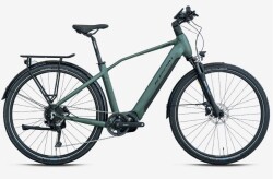 Kron Zeon Elektrikli Şehir Bisikleti 18 İnç Mat Yeşil - KRON