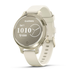 Garmin Lily 2 Active - Lunar Gold, Kemik Silikon Kayışlı