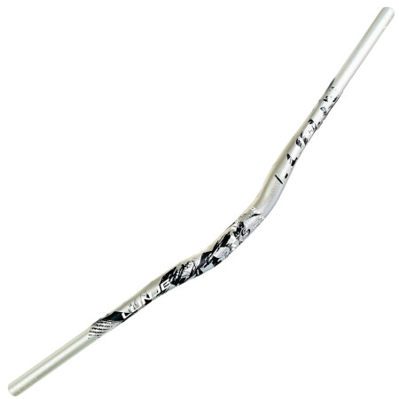 Lunje All Ride Açılı 9mm Gidon Gümüş 31.8mm - 1