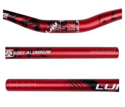 Lunje All Ride Açılı 9mm Gidon Kırmızı 31.8mm - 2