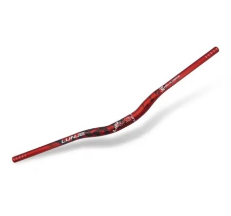 Lunje All Ride Açılı 9mm Gidon Kırmızı 31.8mm - 3