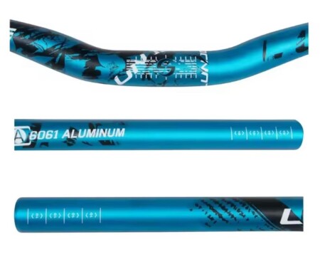 Lunje All Ride Açılı 9mm Gidon Mavi 31.8mm - 2