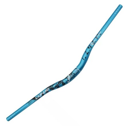Lunje All Ride Açılı 9mm Gidon Mavi 31.8mm - 1