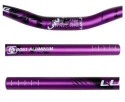 Lunje All Ride Açılı 9mm Gidon Mor 31.8mm - 2