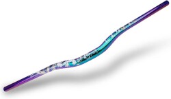 Lunje All Ride Açılı 9mm Gidon Rainbow 31.8mm Beyaz - OVELA