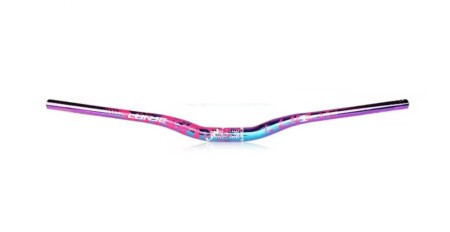 Lunje All Ride Açılı 9mm Gidon Rainbow 31.8mm Pembe - 1