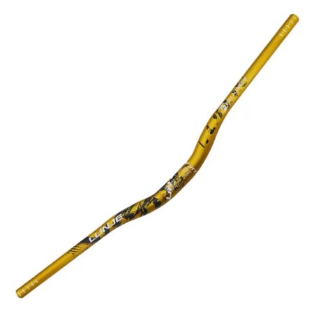 Lunje All Ride Açılı 9mm Gidon Sarı 31.8mm - 1