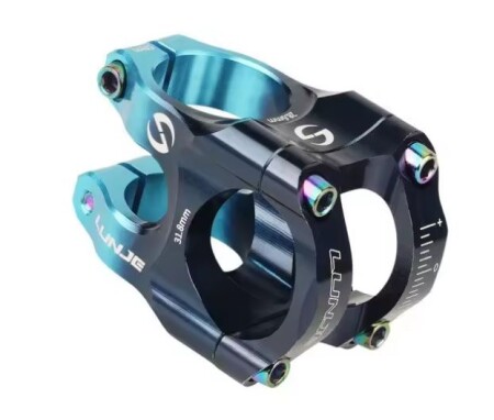 Lunje Bisiklet Boğazı 31.8mm Koyu Mavi -Mavi - 1