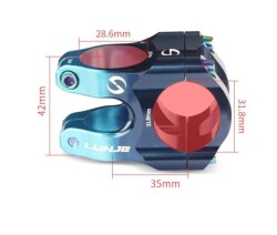 Lunje Bisiklet Boğazı 31.8mm Koyu Mavi -Mavi - 2