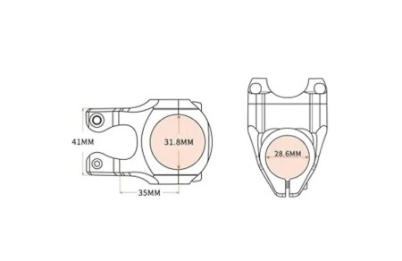 Lunje Bisiklet Boğazı 31.8mm Mavi - 3