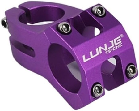 Lunje Bisiklet Gidon Boğazı 31.8mm Mor - 1