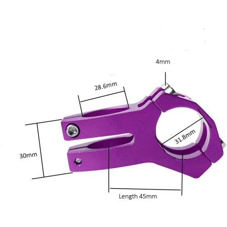 Lunje Bisiklet Gidon Boğazı 31.8mm Gümüş - 3