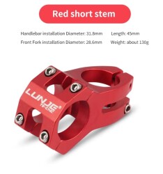 Lunje Bisiklet Gidon Boğazı 31.8mm Kırmızı - 2